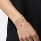 3-pack silverfärgade armband dam