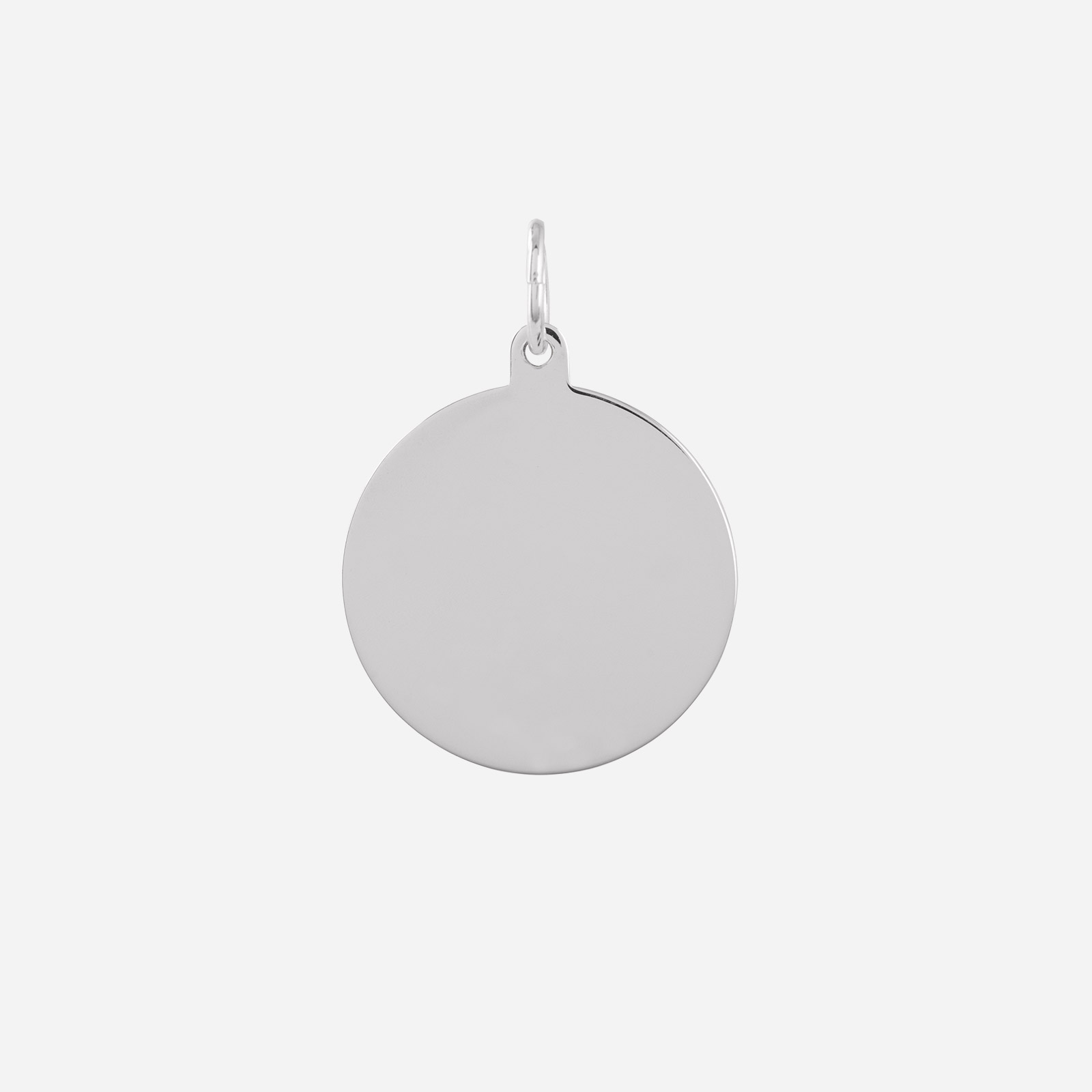 Berlock Silver -Blankt hänge 18 mm