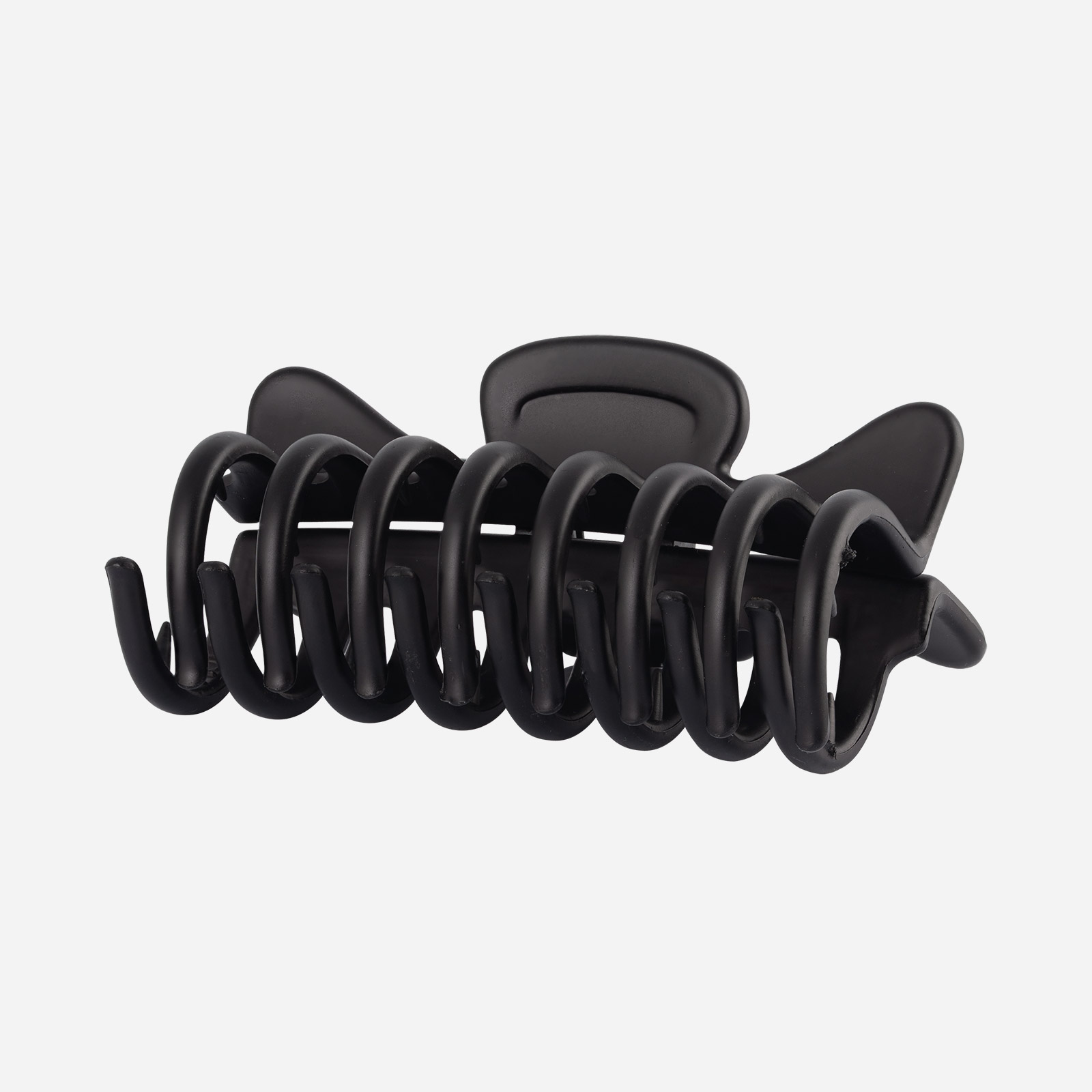 Svart hårklämma - 9 cm