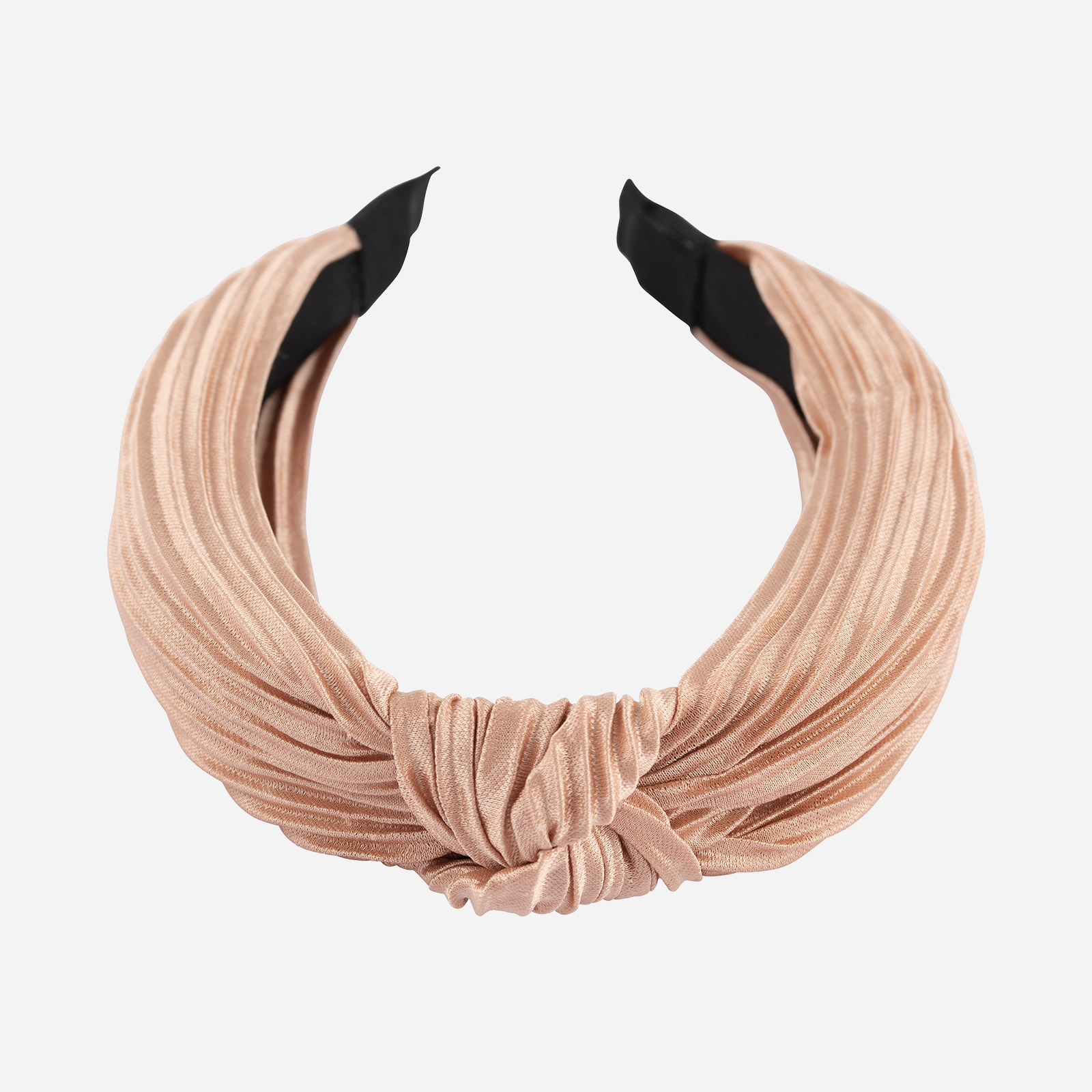 Diadem med knut - beige