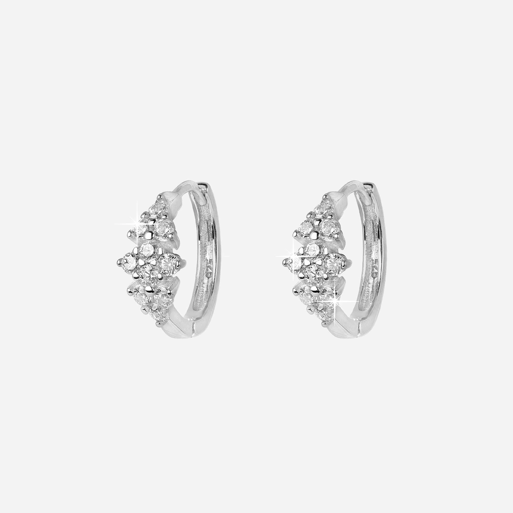 Örhängen i äkta silver - 15 mm