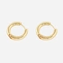 Guldfärgade örhängen - Hoops 11 mm