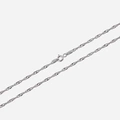 Silverhalsband Singapore - 0,95 mm/60 cm