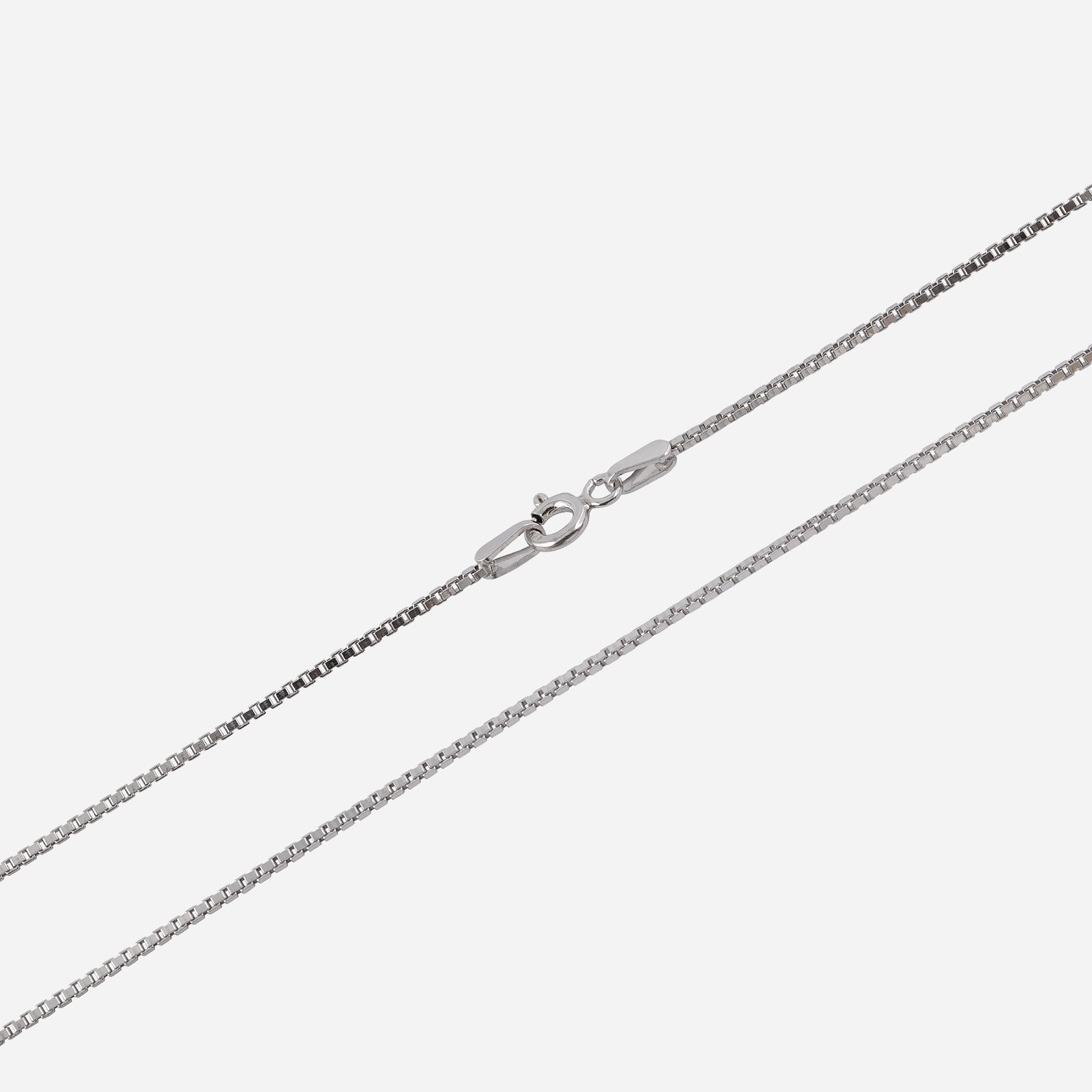 Silverhalsband kedja venezialänk - 0,8 mm bred