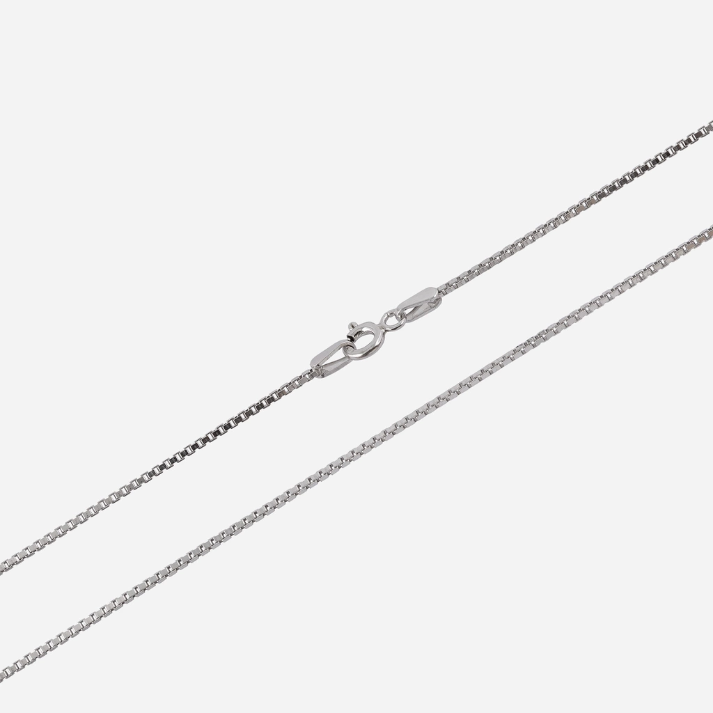 Silverhalsband kedja venezialänk - 0,8 mm/40 cm