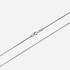 Silverhalsband kedja venezialänk - 0,8 mm/40 cm