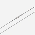 Silverhalsband kedja venezialänk - 1,1 mm/38 cm