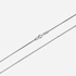 Silverhalsband kedja venezialänk - 1,1 mm/38 cm