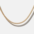 Halsband 9k guld - 46 cm