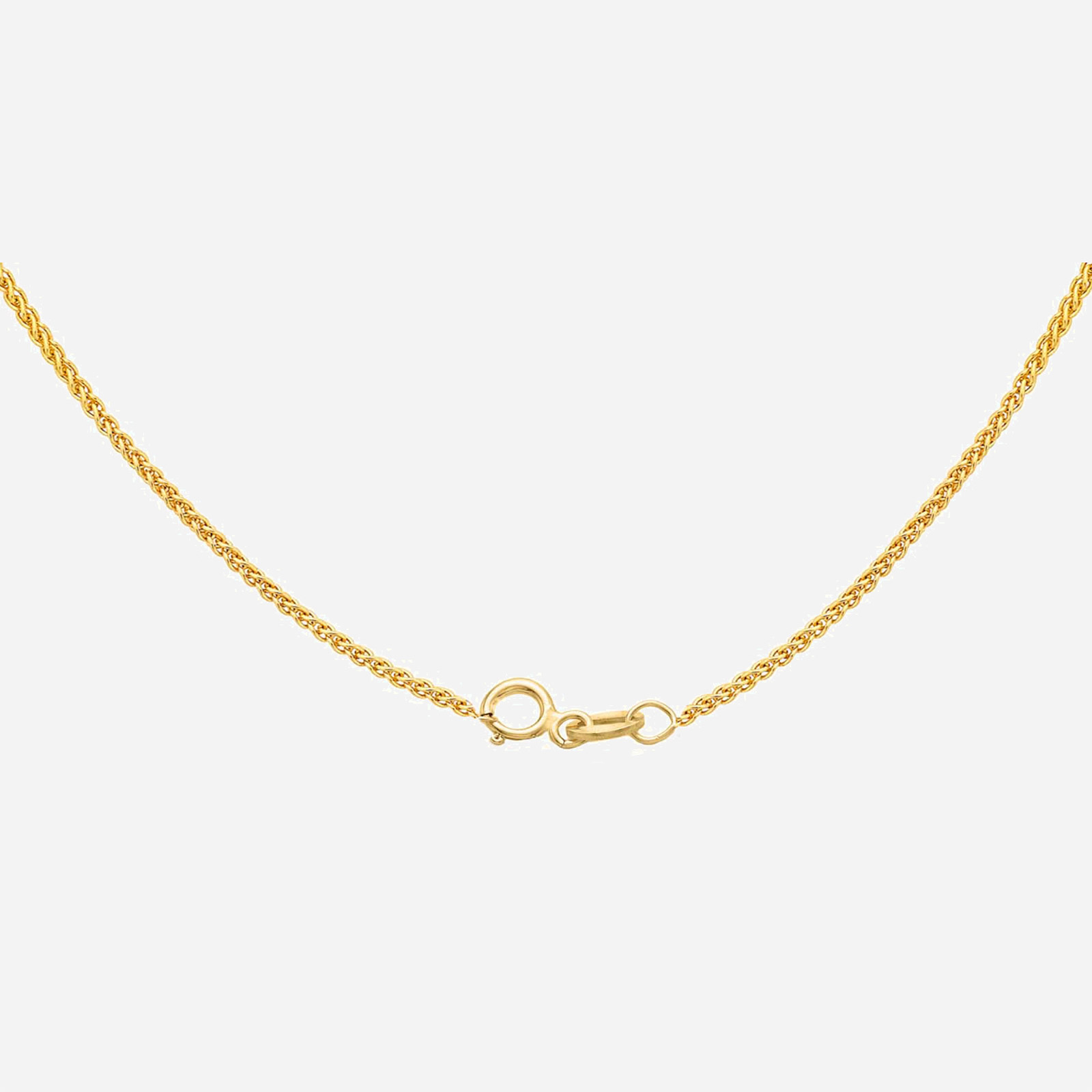 Halsband 9k guld - Spigalänk 46 cm