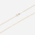 Halsband 18k guld - Pansarlänk 38+4 cm / 1,1 mm