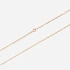 Halsband 18k guld - Singaporekedja 45+5 cm
