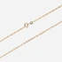 Halsband 18k guld - Singaporekedja 38+4 cm / 1,5 mm