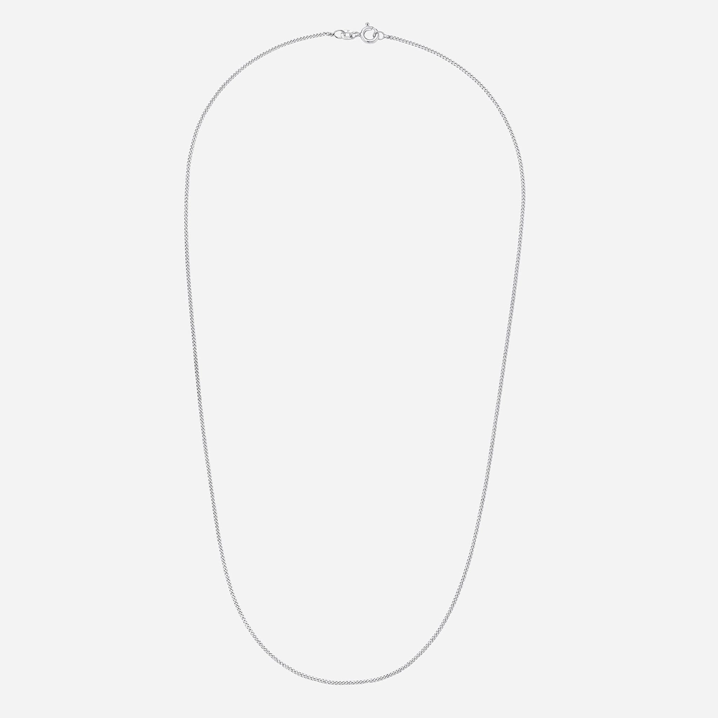 Silverhalsband - Pansarkedja, unisex, 45 cm / 1,5 mm