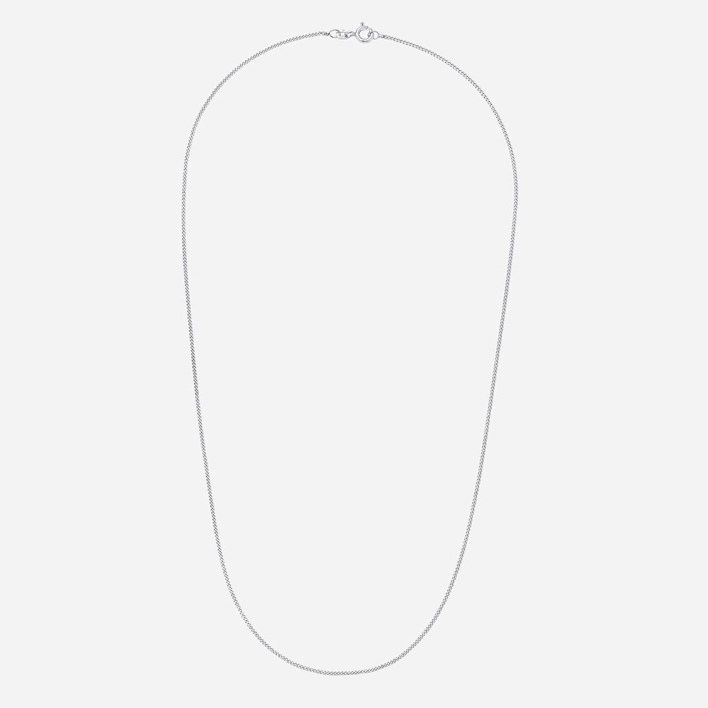 Silverhalsband, pansarkedja unisex - 45 cm / 1,5 mm