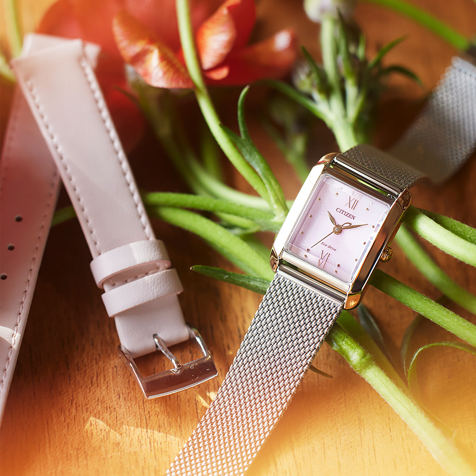 Citizen Eco-Drive damklocka, extra armband - EW5596-66X