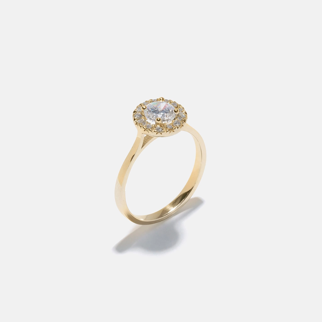 Ring Lottis - 18k guld, labbodlade diamanter 0,7 carat