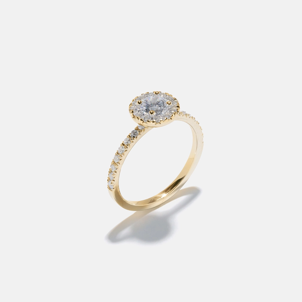 Ring Linette - 18k guld, labbodlade diamanter 0,5 carat