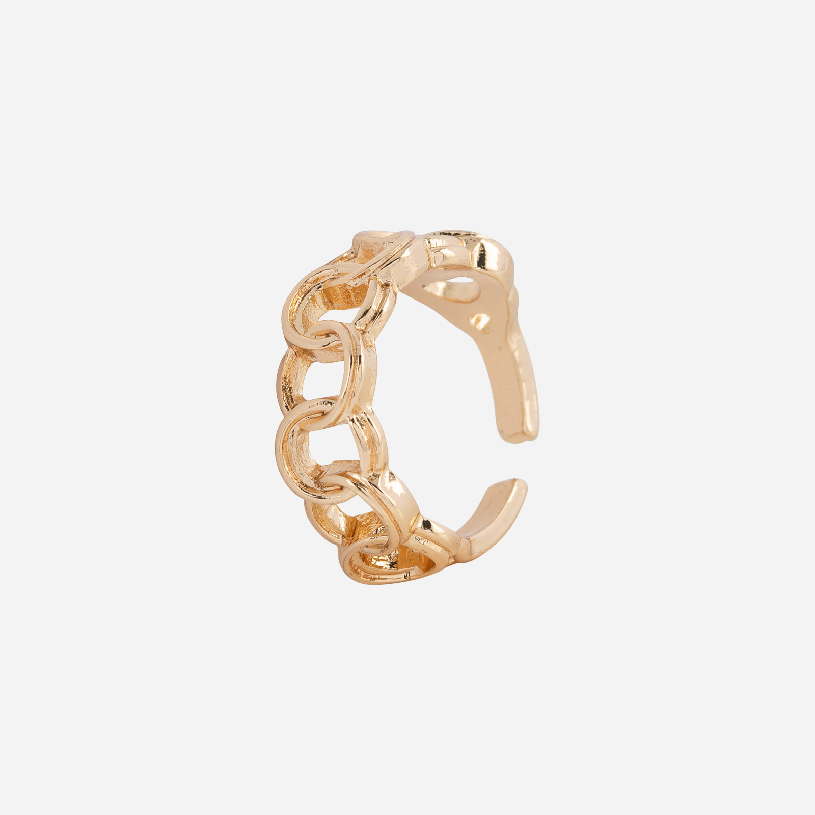 Guldfärgad ring kedja - onesize