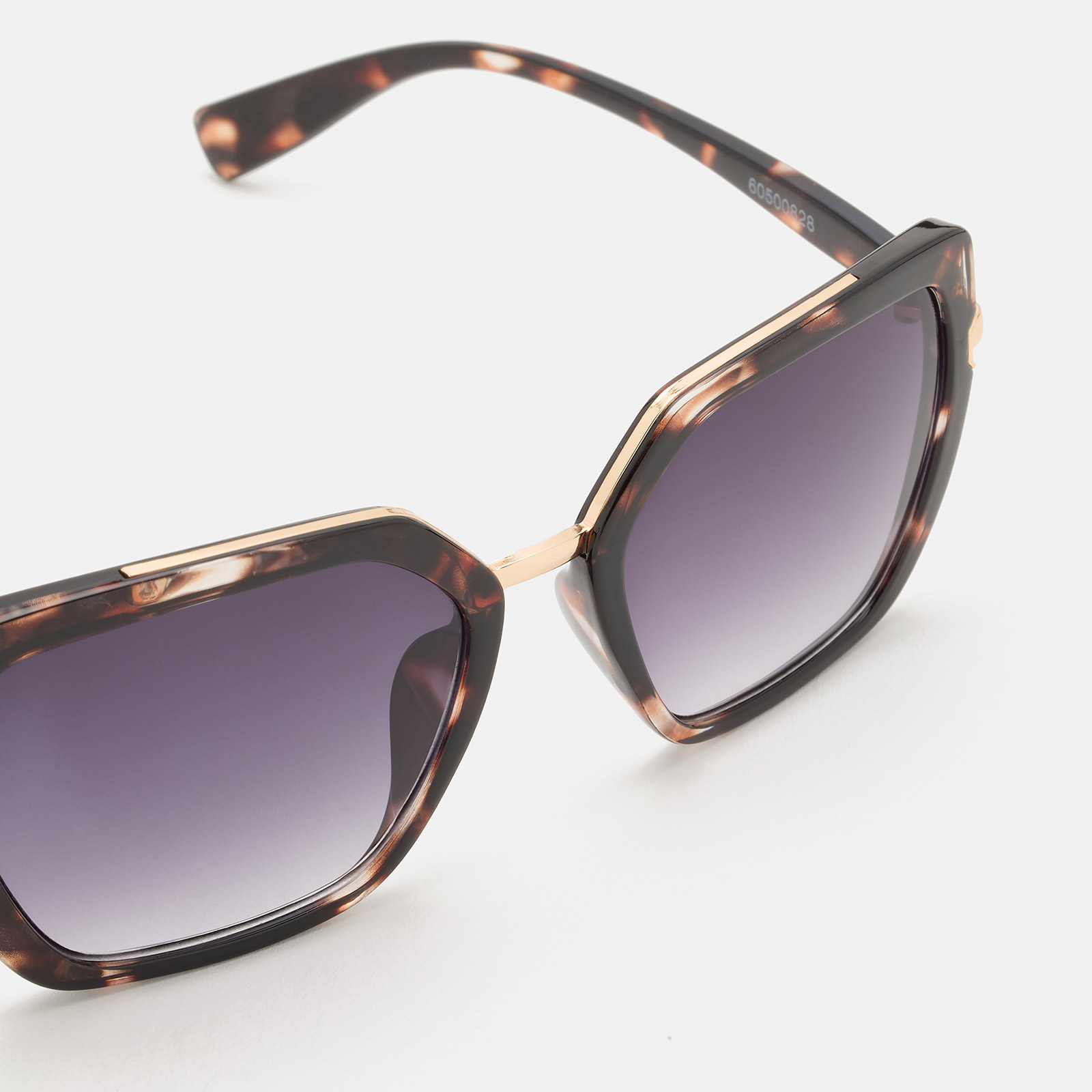 Mönstrade solglasögon - kantiga