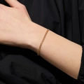 Armband dam 18k guld - Bismarck 18-18,5cm