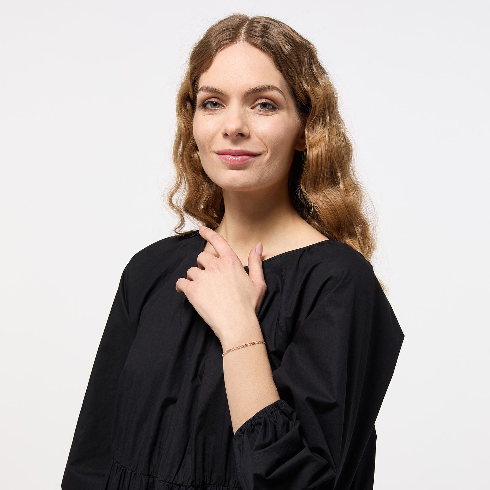 Armband dam 18k guld - Bismarck 18-18,5cm