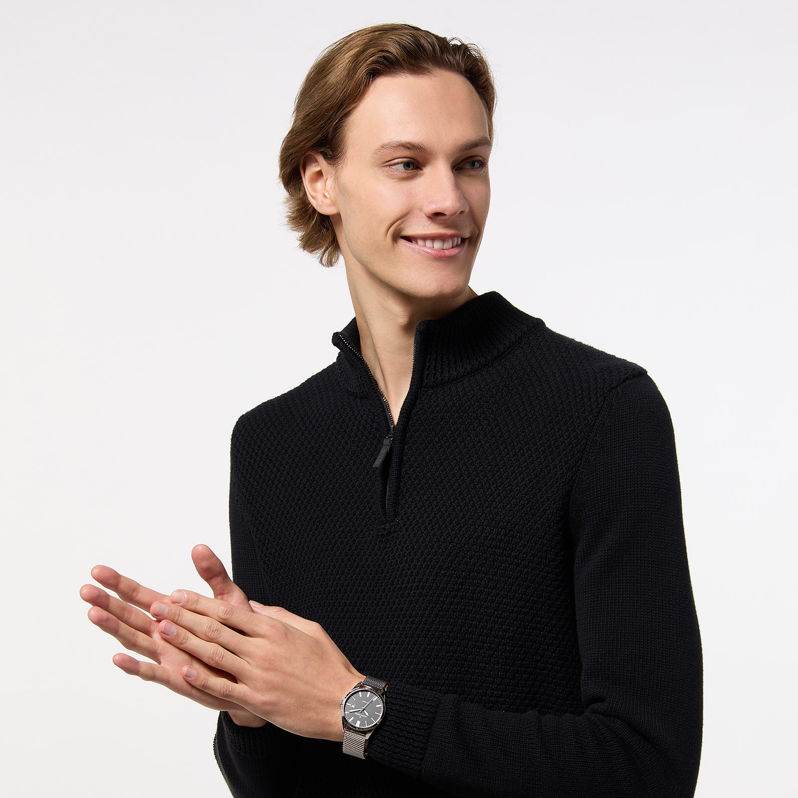 Jacques Lemans Sport - herrklocka, stål/svart, 40mm