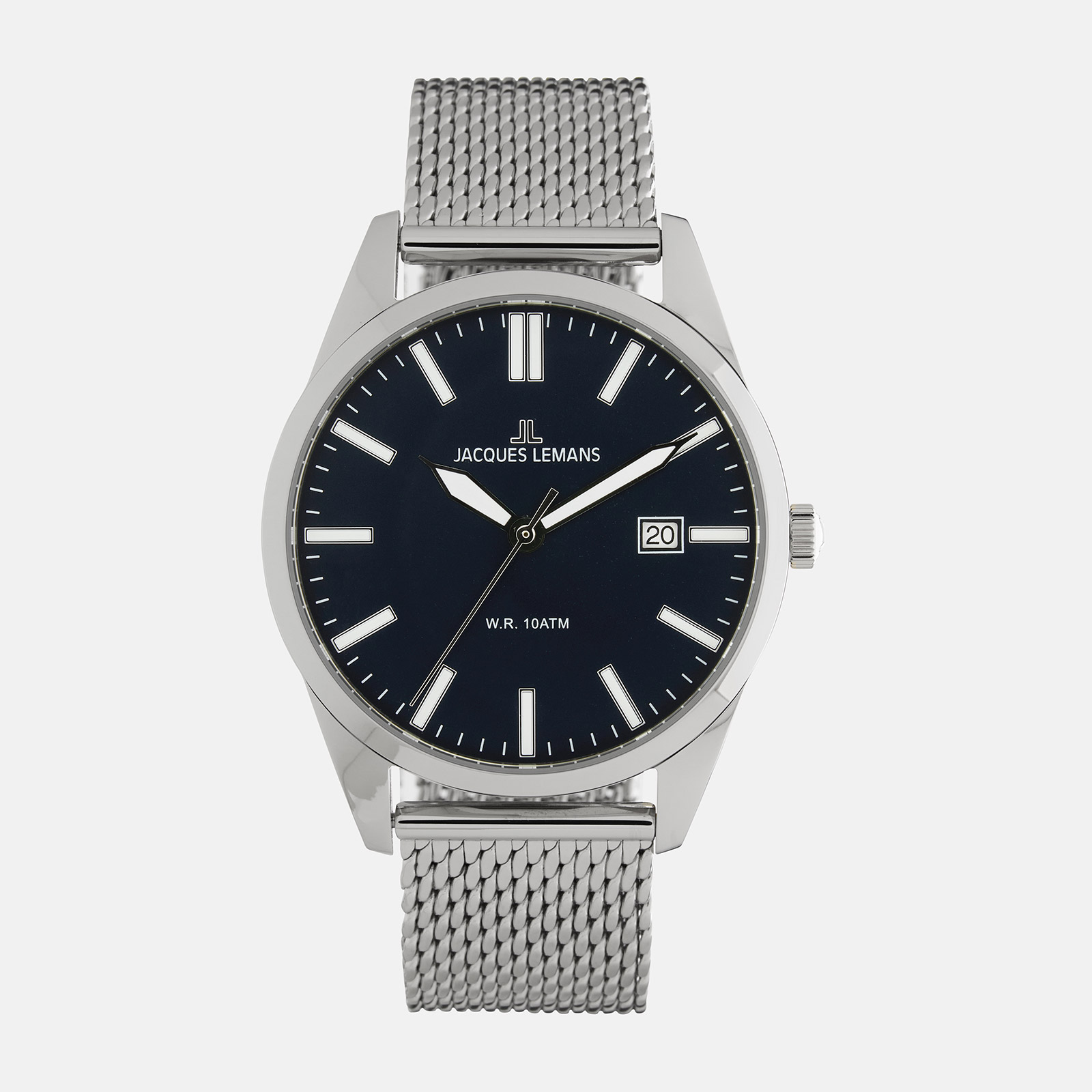 Jacques Lemans Sport - herrklocka, stål/mörkblå, 40mm