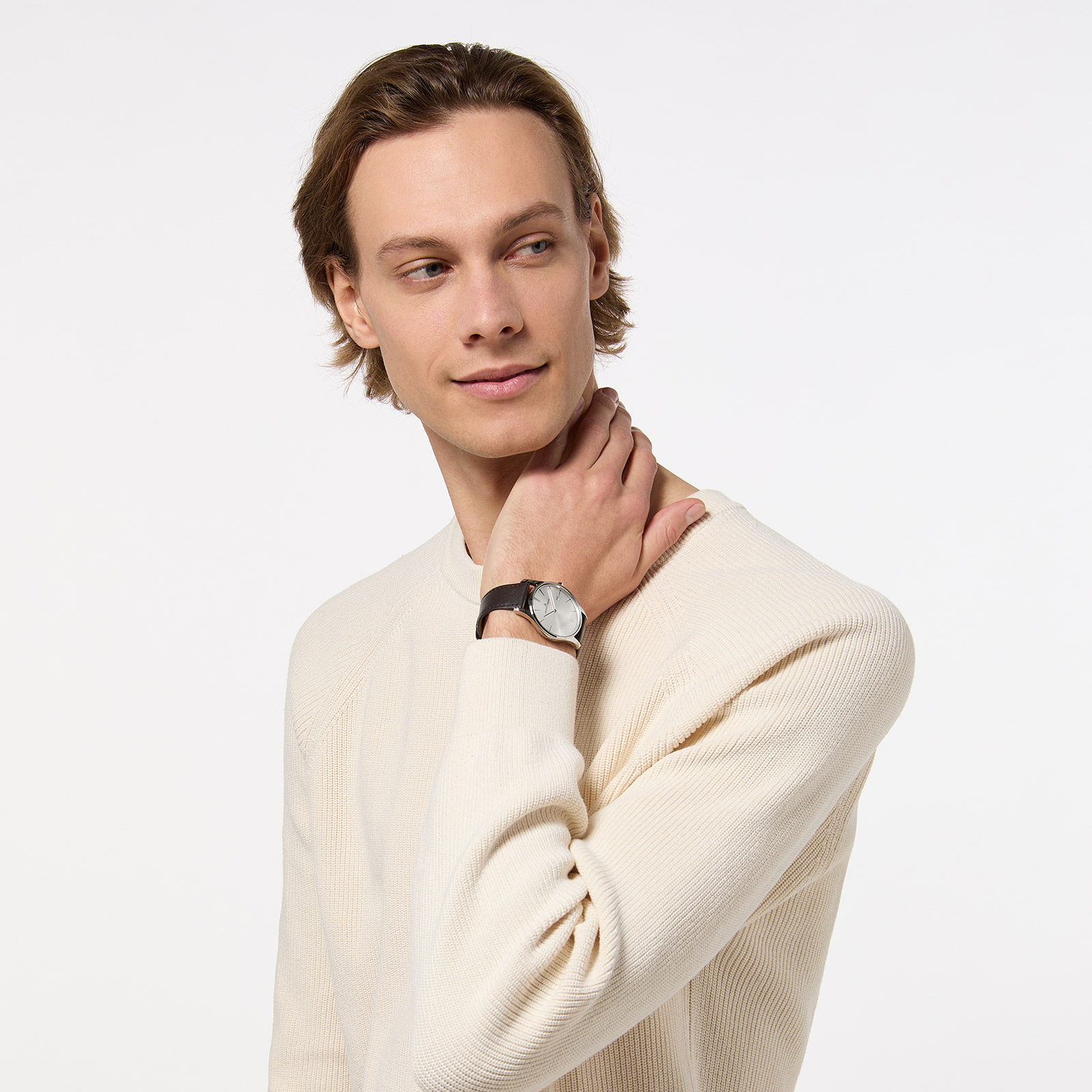 Jacques Lemans London - herrklocka stål/ljus, 38mm