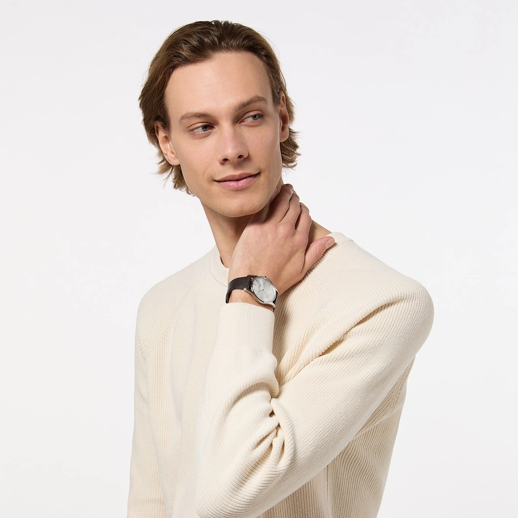 Jacques Lemans London - herrklocka stål/ljus, 38mm