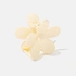 Hårklämma - cremevit blomma