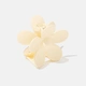 Hårklämma - cremevit blomma