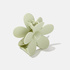 Hårklämma - ljusgrön blomma