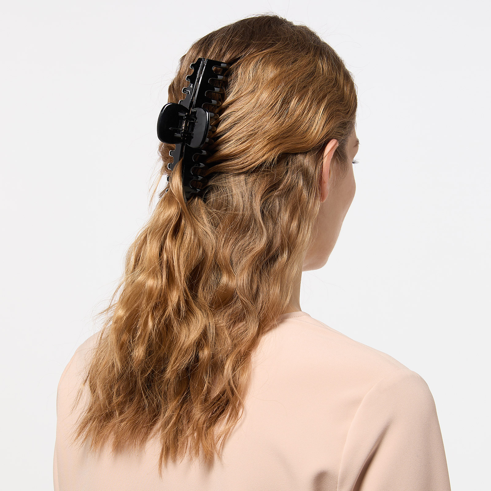 Hårklämma Large 12,5 cm - svart