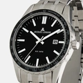 Jacques Lemans Liverpool - herrklocka, stål/svart, 44mm