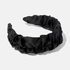 Diadem, rynkat - svart