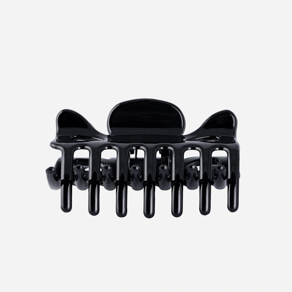 Svart hårklämma 6 cm