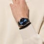 Jacques Lemans herrklocka - presentset, stål/blå, 43mm