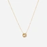 Halsband med ring Guld Montini