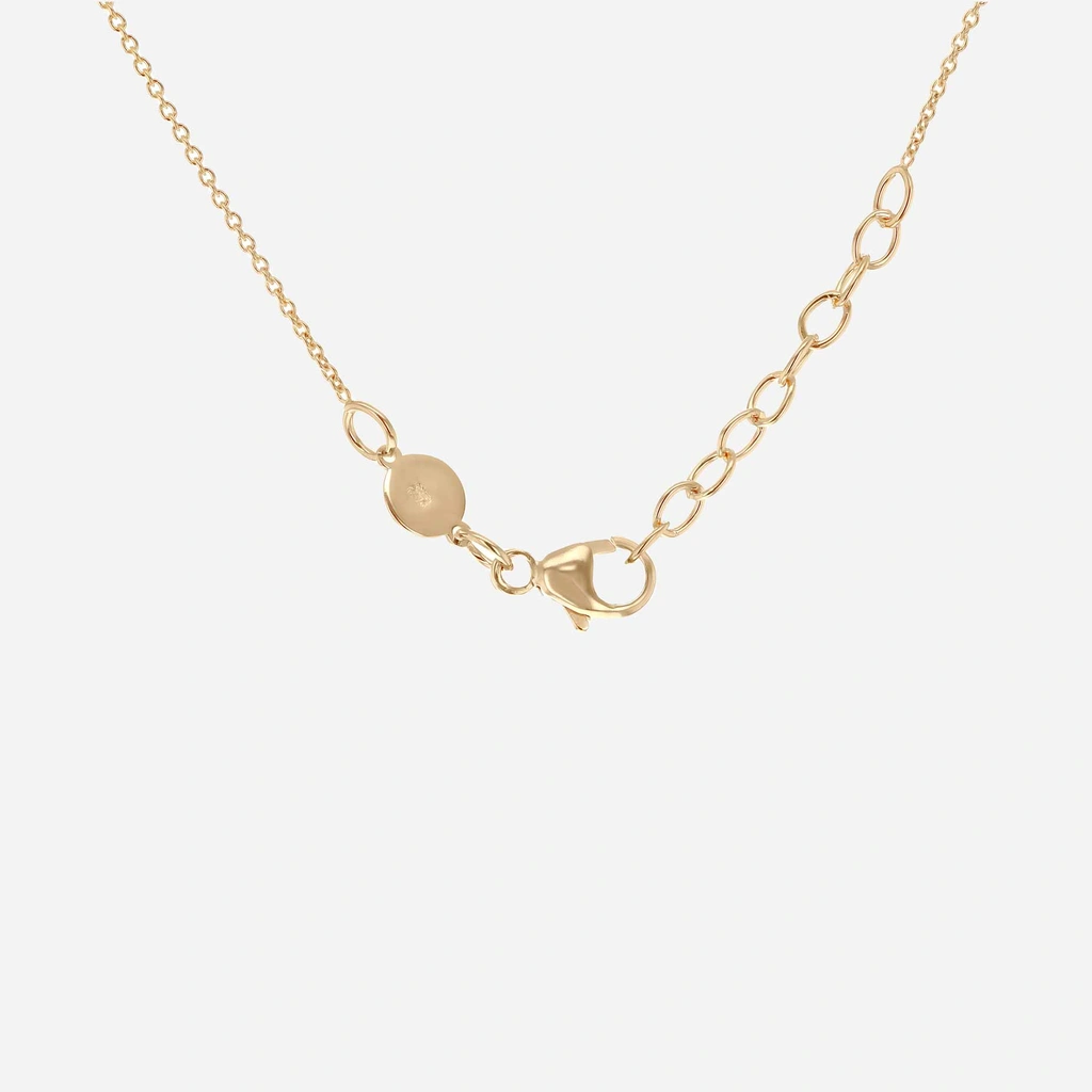 Gravyrhalsband 9k guld - Bricka 41 cm