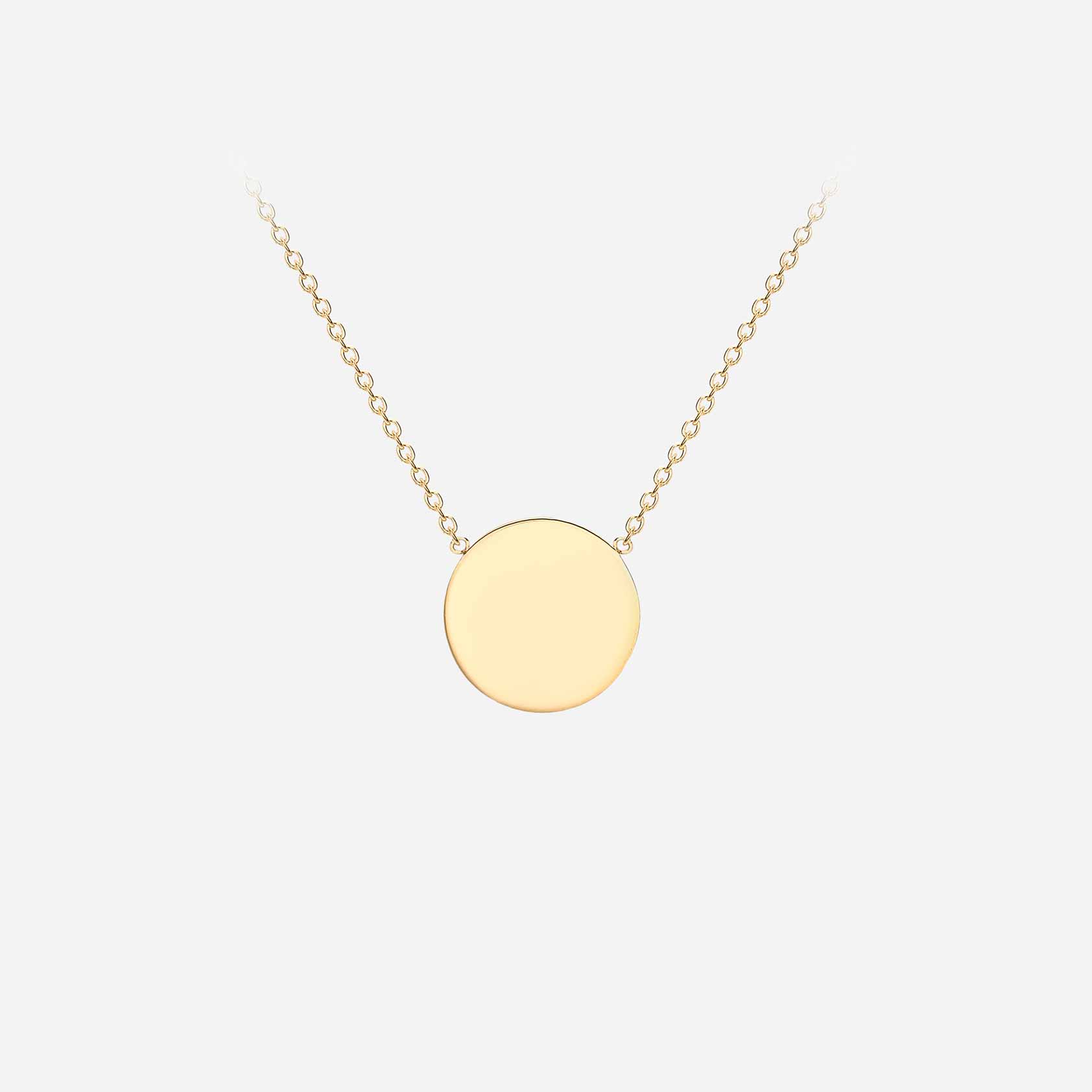 Gravyrhalsband 9k guld - Bricka 41 cm