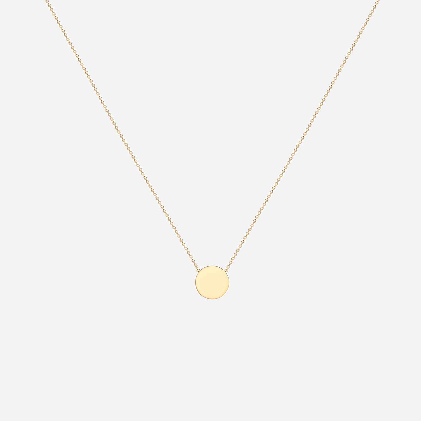 Gravyrhalsband 9k guld - Bricka 41 cm