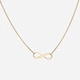 Halsband 9k guld - Infinity 41-46cm