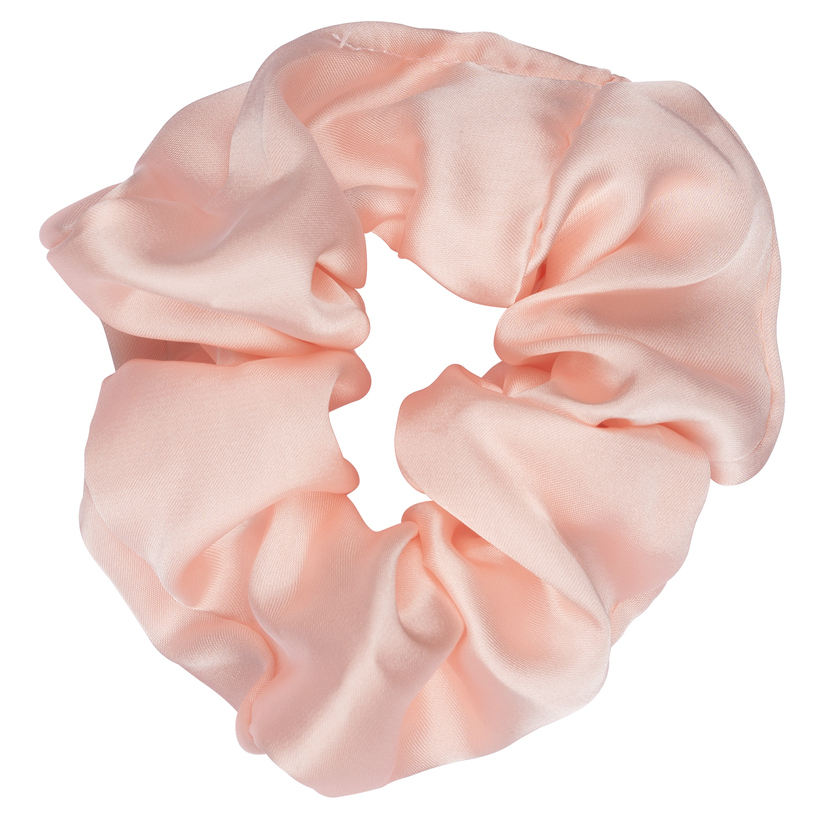 Scrunchie - satin ljusrosa