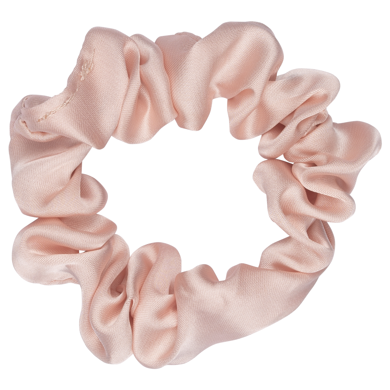 Scrunchie - liten satin rosa