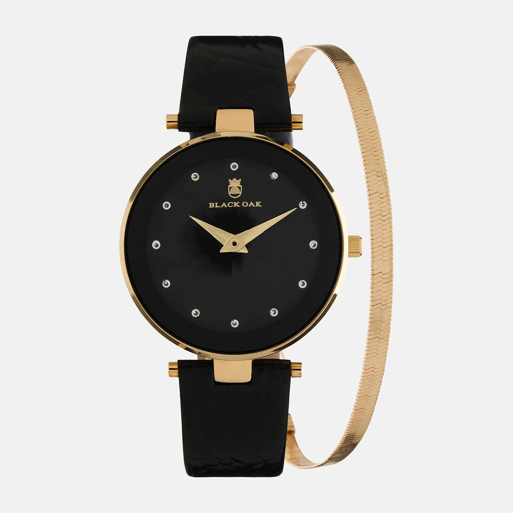 Klockset Black Oak Othello - svart/guld, 36 mm