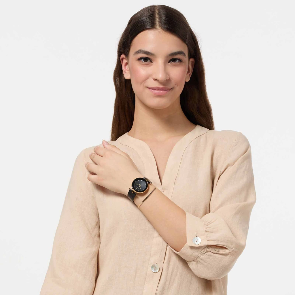 Klockset Black Oak Othello - svart/guld, 36 mm