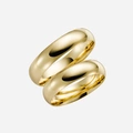 Förlovningsring 9k guld - kupad 5 mm / 1,5 mm