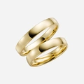 Förlovningsring 9k guld - kupad 4 mm / 1,4 mm