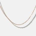 Halsband 18k guld - Ankarkedja 38+4 cm